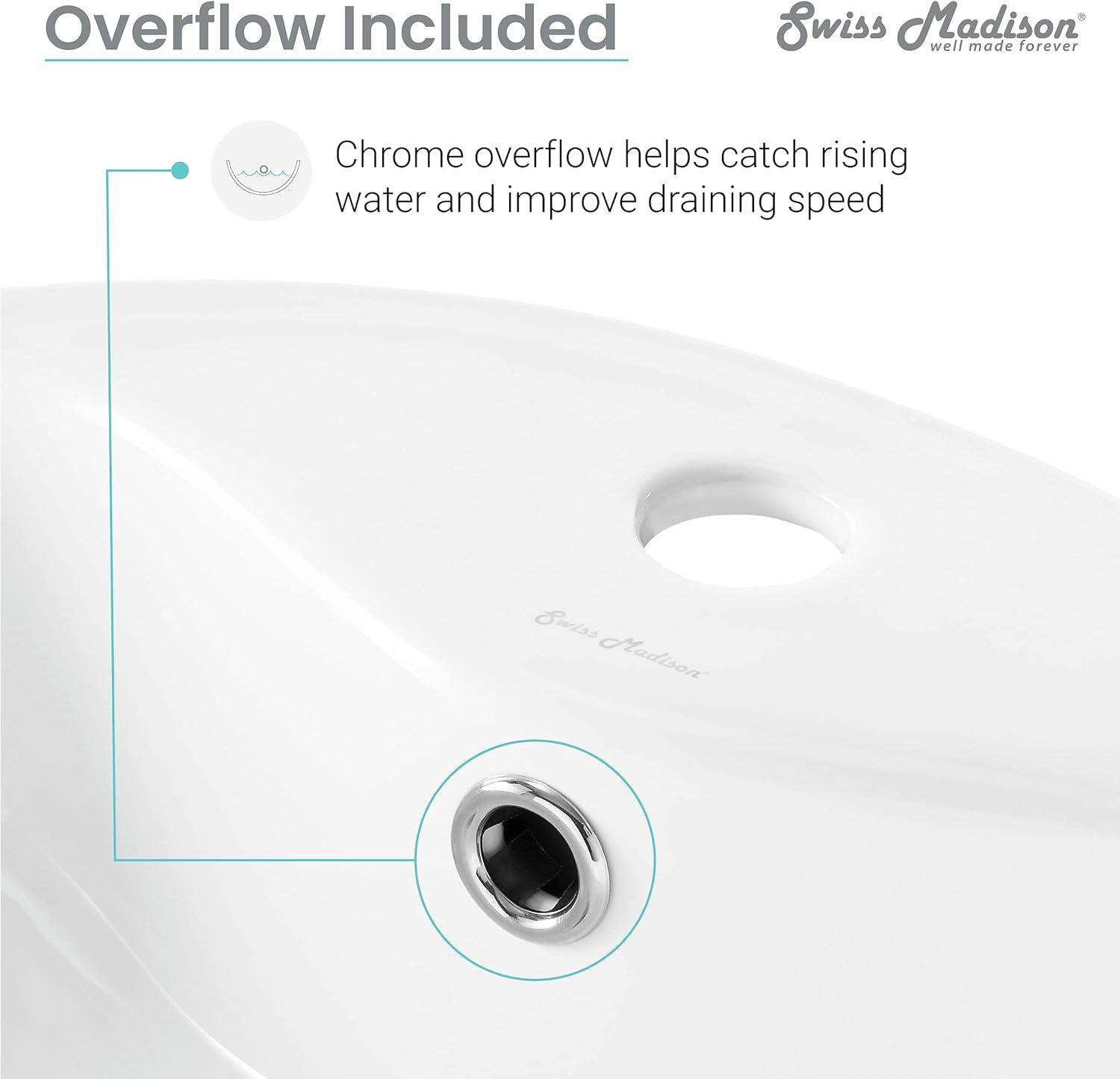 Trocadéro Round Vessel Sink with Faucet Mount