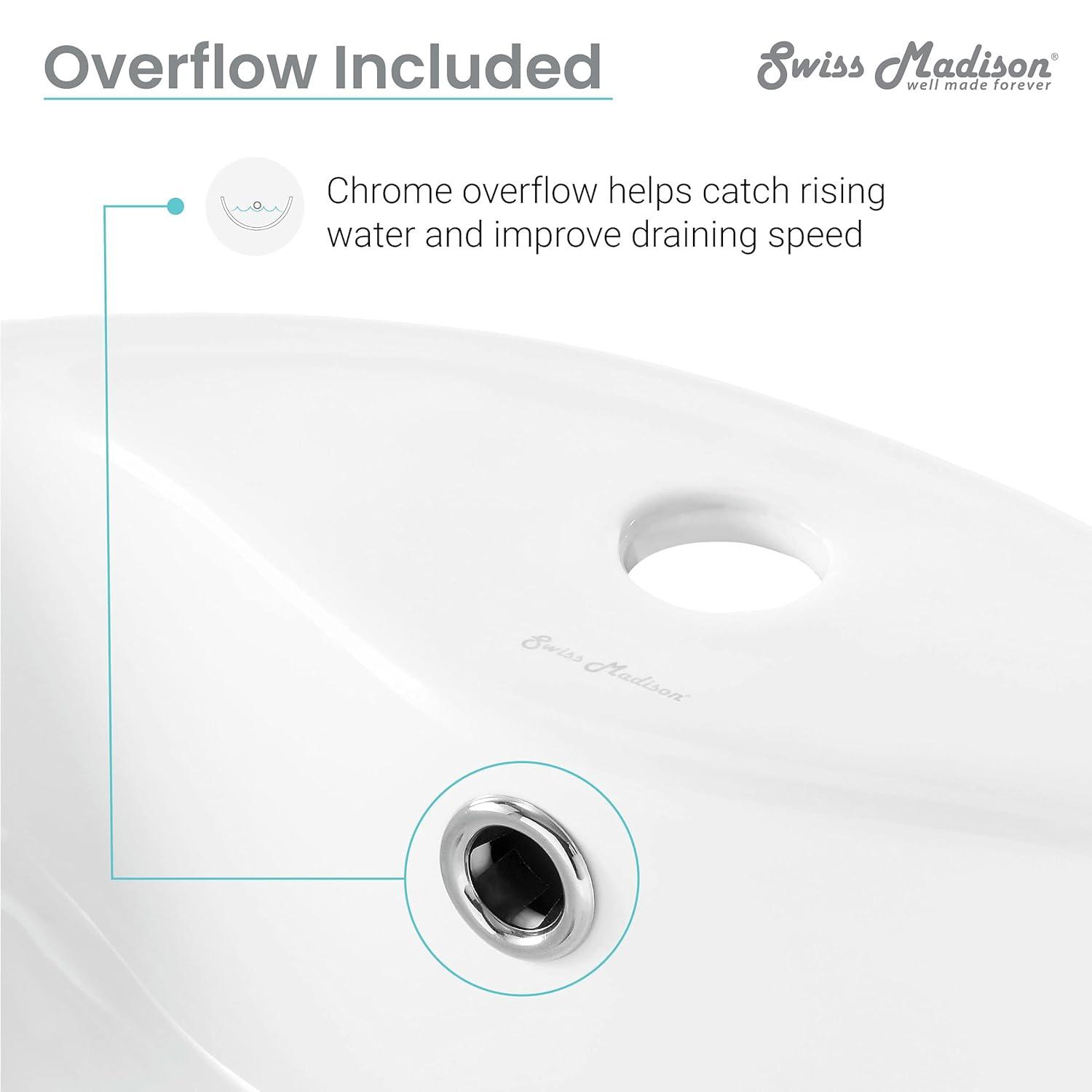 Trocadéro Round Vessel Sink with Faucet Mount