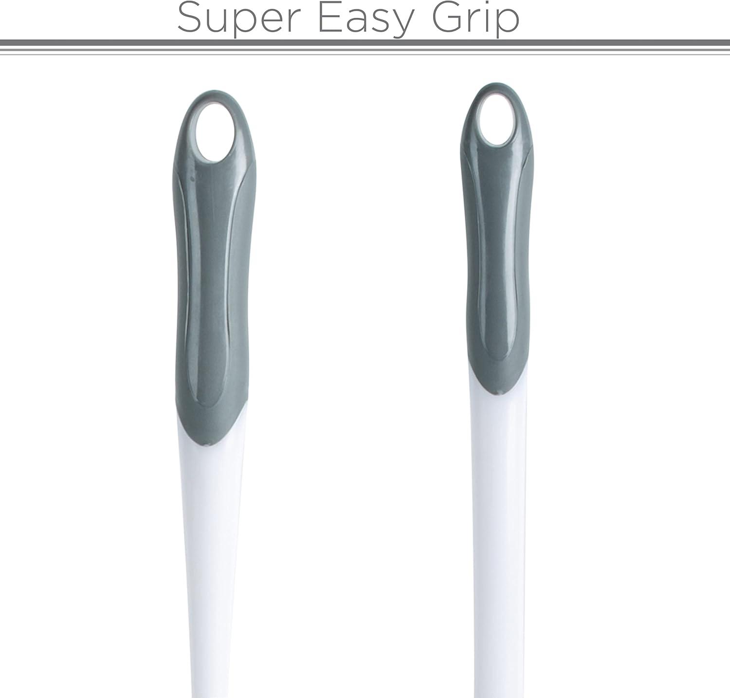 Bath Bliss 2-in-1 Bowl Brush & Plunger White