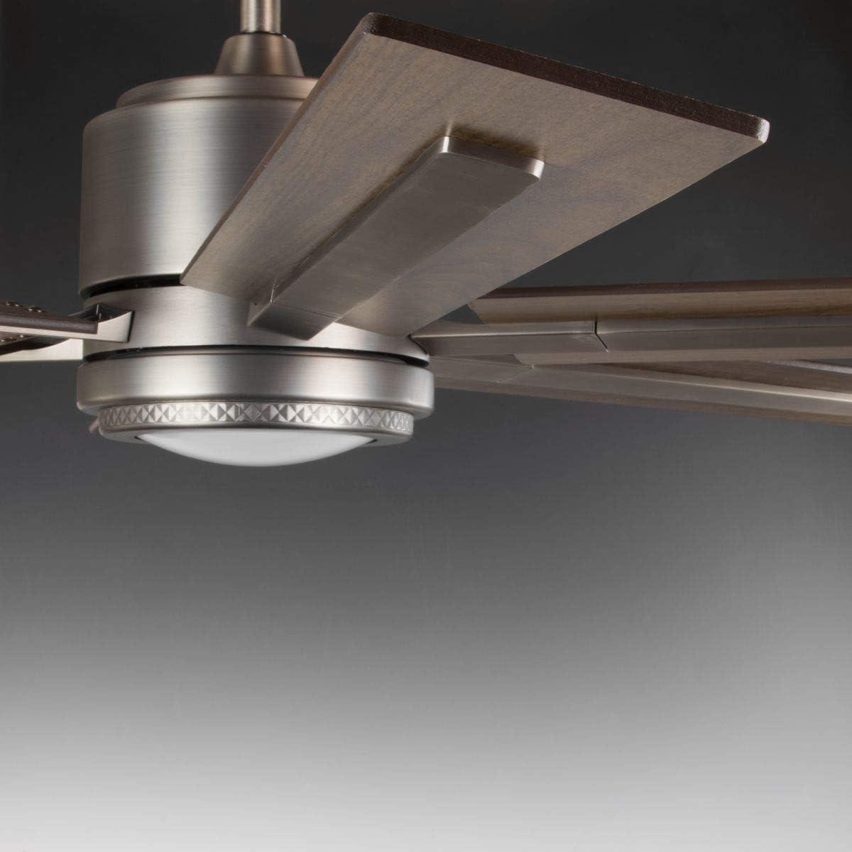 Progress Lighting Glandon 60 Glandon 60" 6 Blade Indoor Ceiling Fan - Nickel