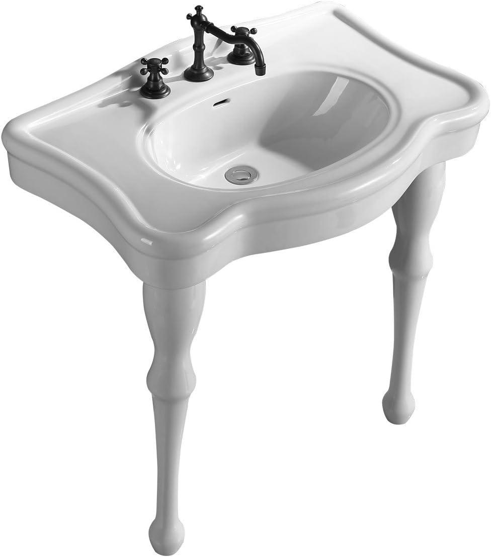 The Renovators Supply Inc. 19'' Gloss Specialty Bathroom Sink with Overflow