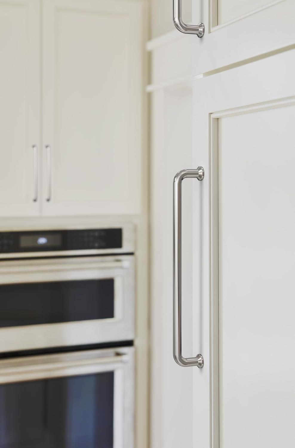 Amerock Factor 7-9/16 inch (192mm) Center-to-Center Polished Nickel Cabinet Pull