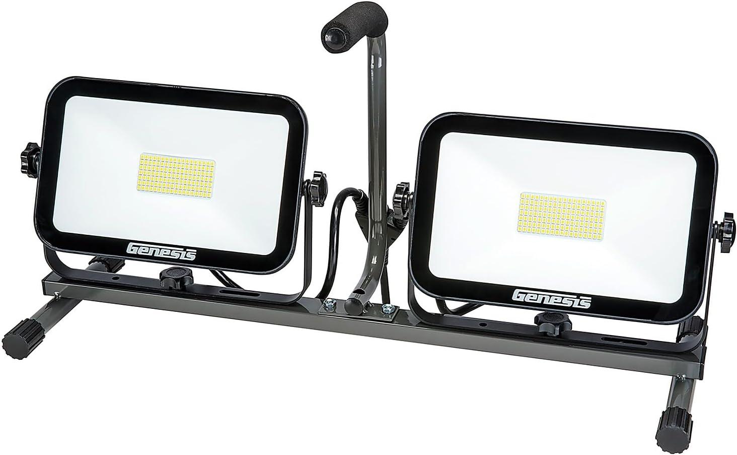 Genesis 72" Dual-Head LED Work Light with Tripod Stand