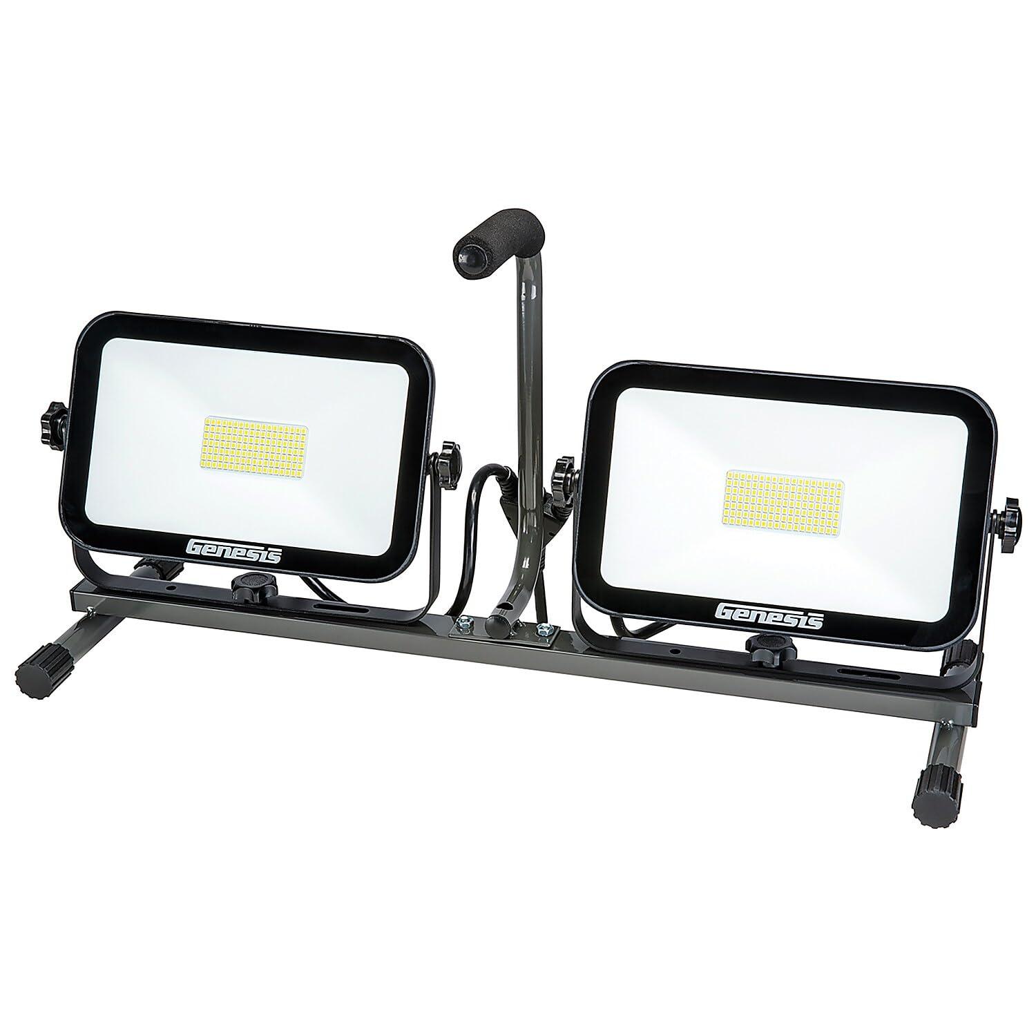 Genesis 72" Dual-Head LED Work Light with Tripod Stand