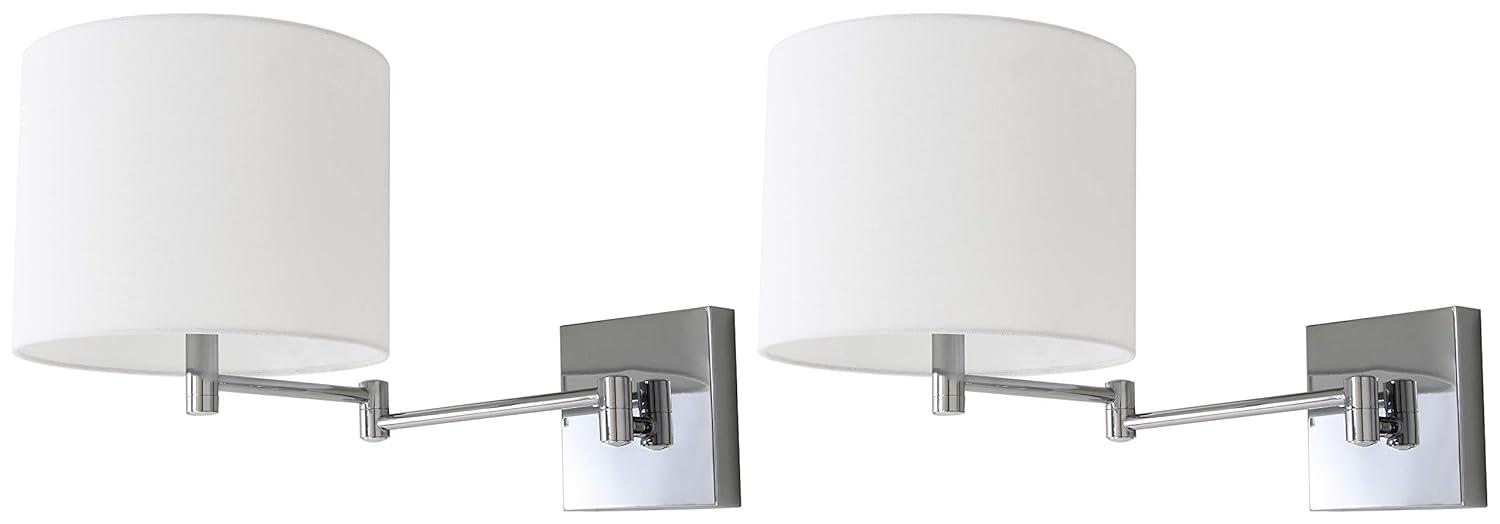 Lillian Wall Sconce (Set of 2) - LIT4408 - Chrome - Safavieh