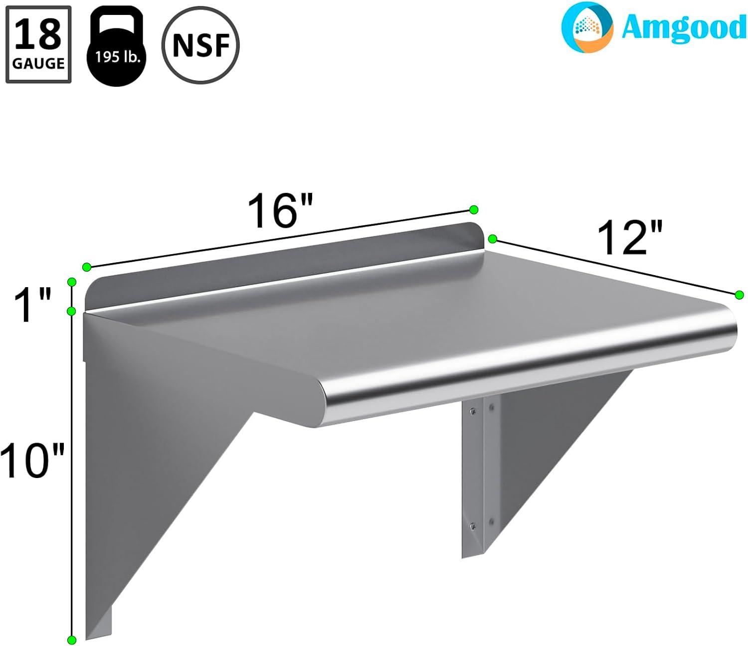 Utility Metal Wall Shelf.