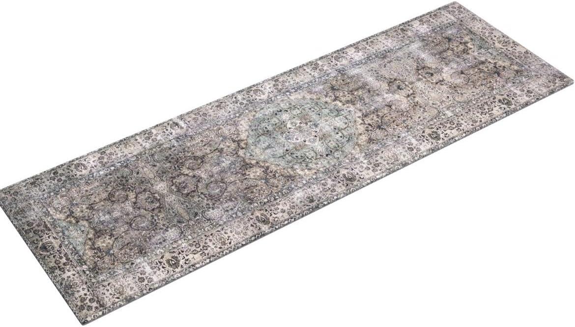 Loloi II Layla Printed Oriental Distressed Taupe / Stone Area Rug