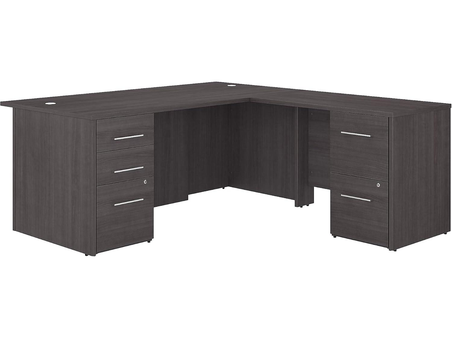 Office 500 Collection L-Shaped Executive Desk