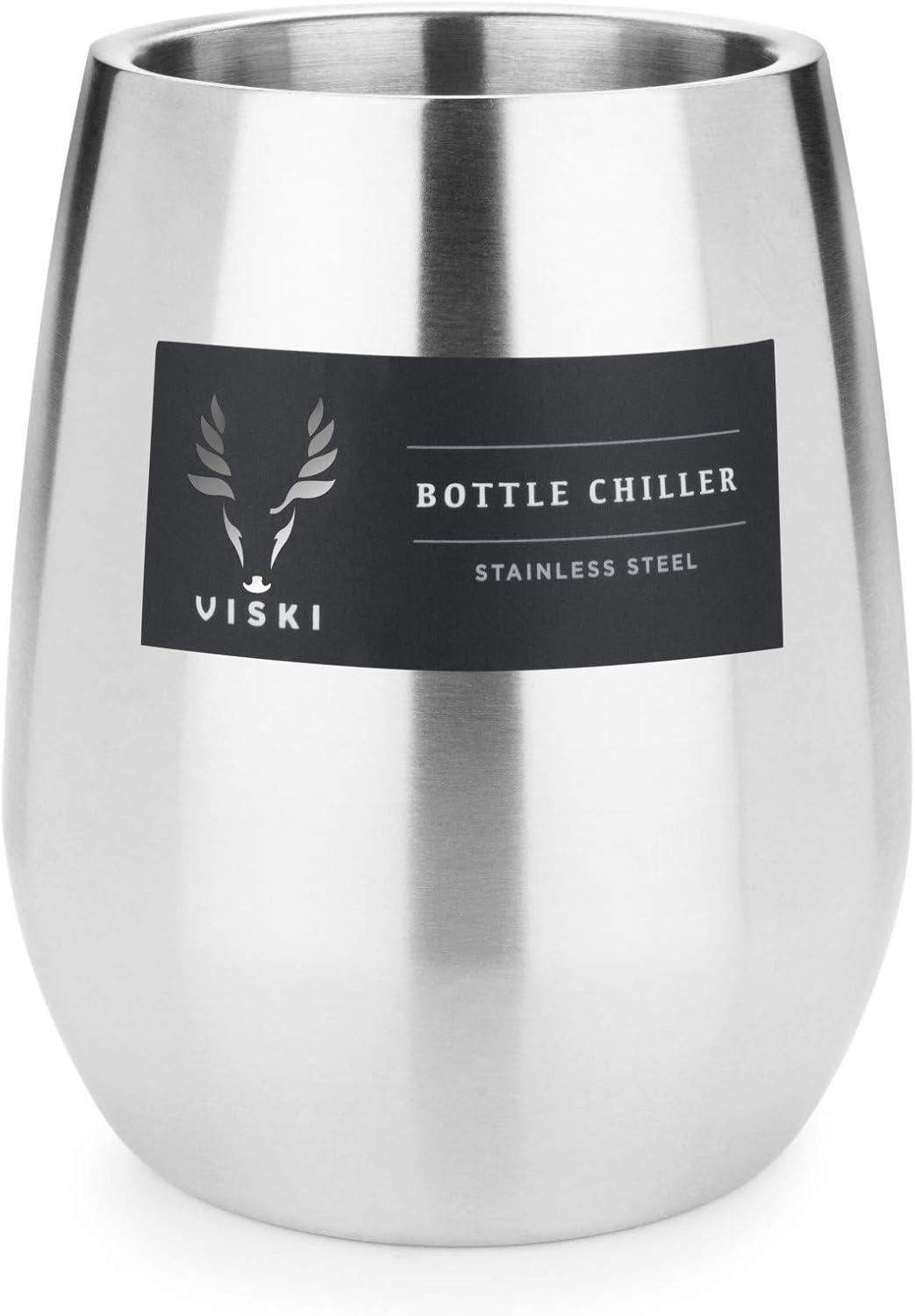 Viski Harrison Stainless Steel Bottle Chiller