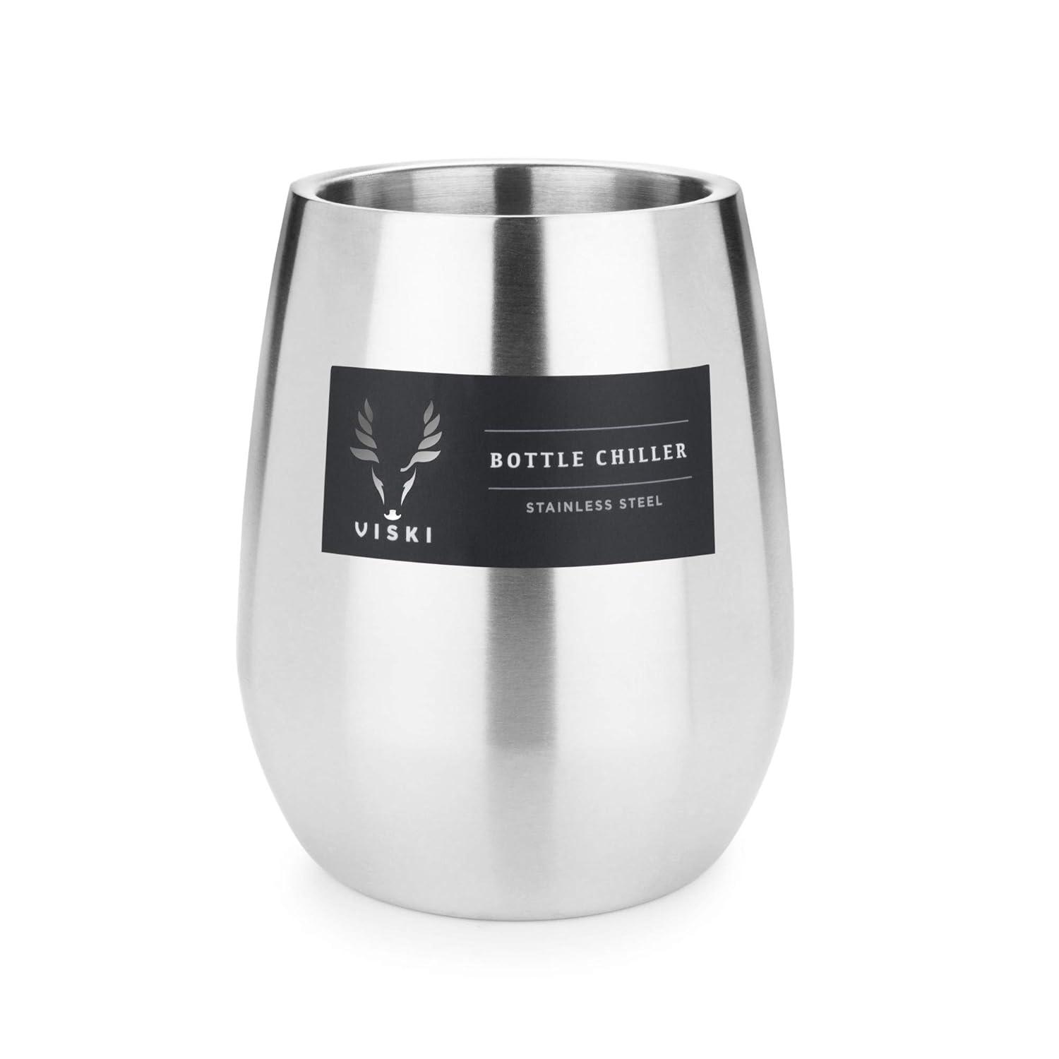 Viski Harrison Stainless Steel Bottle Chiller