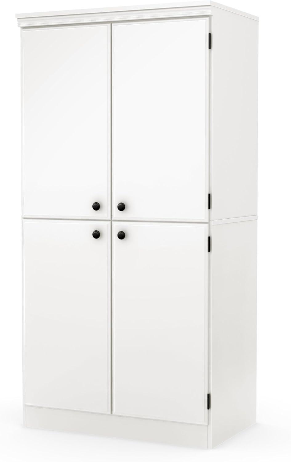 South Shore Morgan 4-Door Storage Cabinet, Multiple Finishes