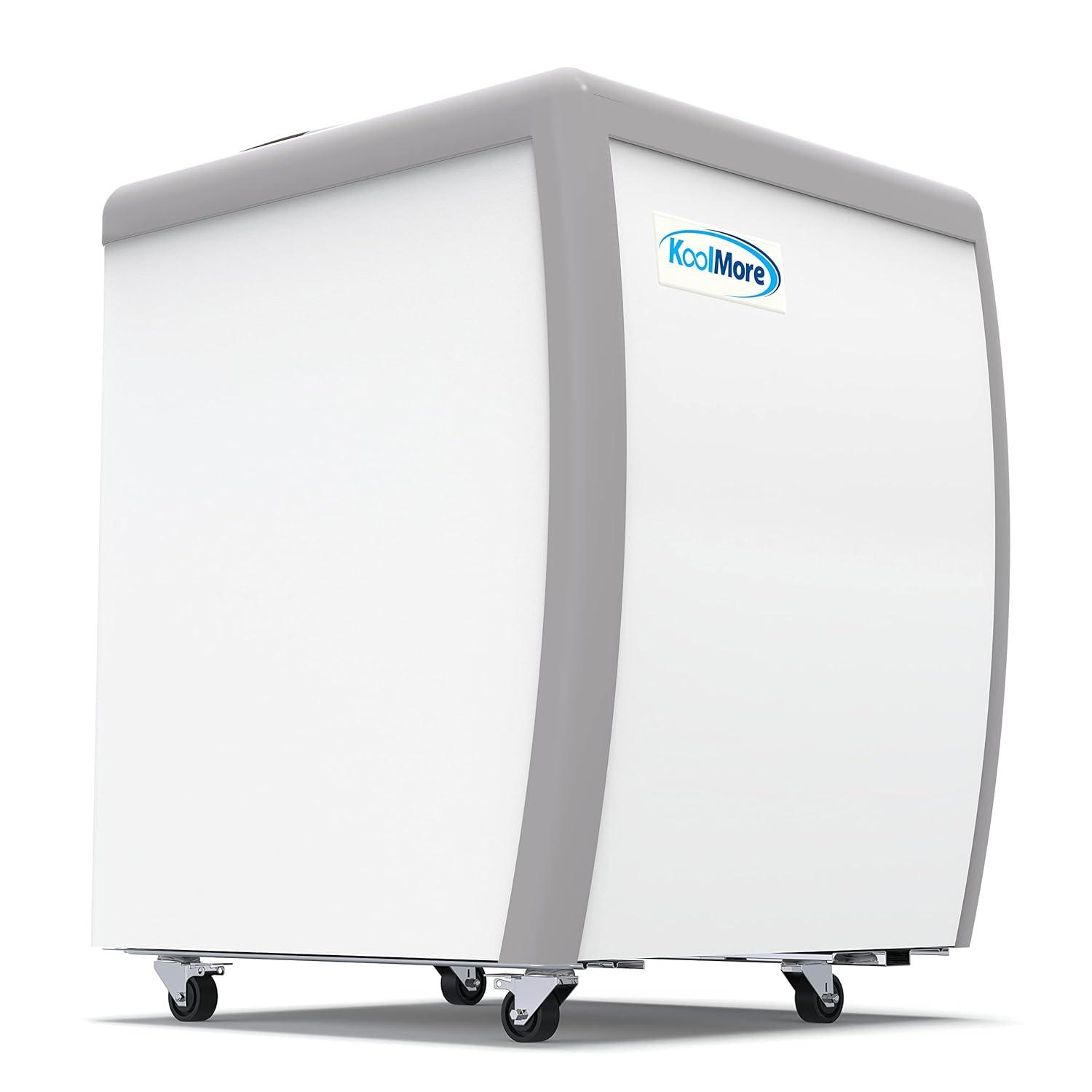 KoolMore 26 in. 4 Tub Ice Cream Dipping Cabinet Display Freezer with Sliding Glass Door and Sneeze Guard, 6 cu. ft. KM-ICD-26SD-FG.