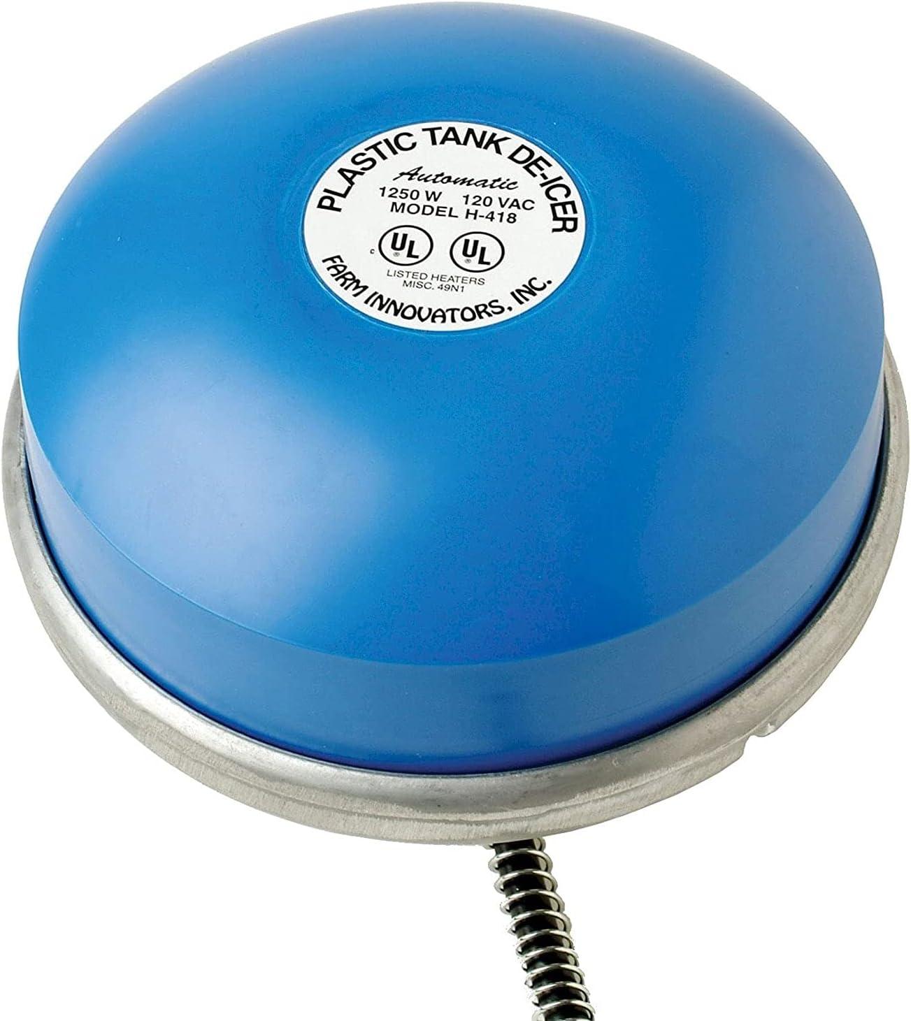 Blue Cast Aluminum Floating Tank Deicer with Thermostat