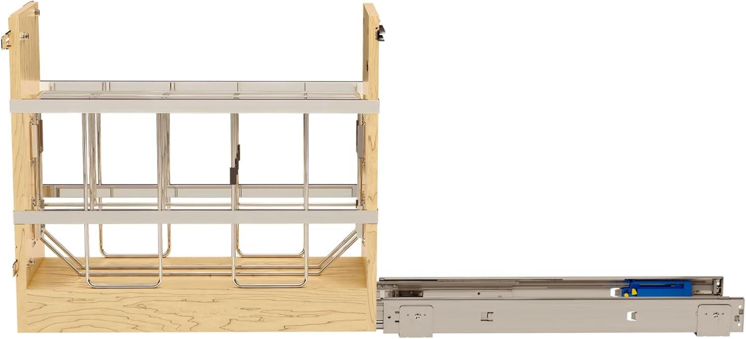 Rev-A-Shelf Rev-A-Shelf Pull Out Cabinet Organizer, Ball Bearing Soft-Close