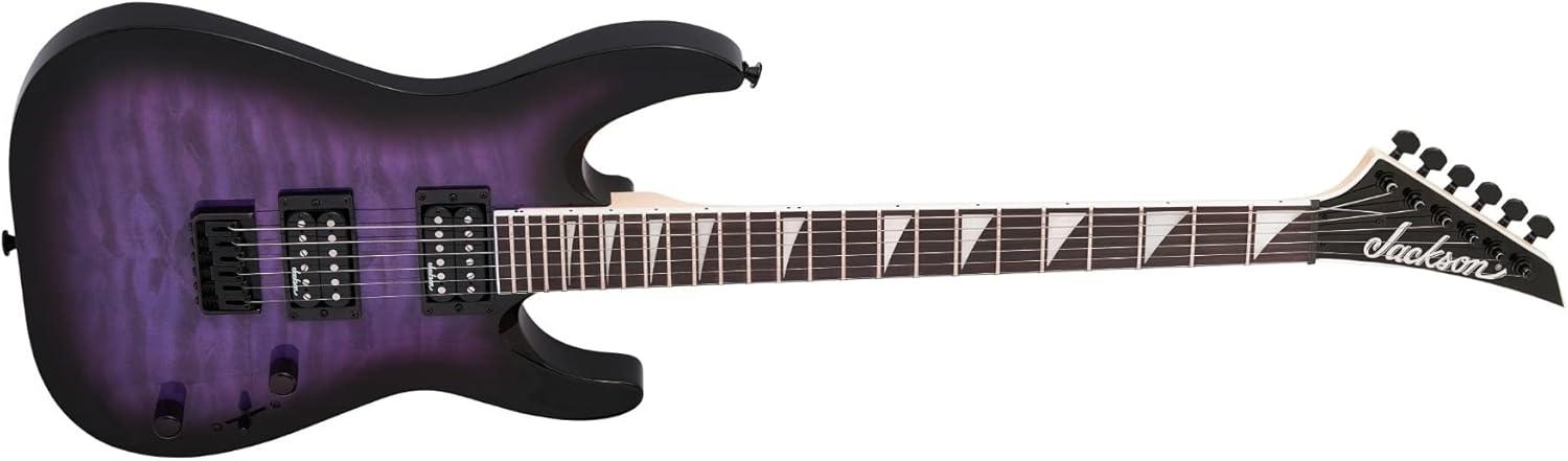 Jackson JS32Q DKA HT JS Series Dinky Arch Top Electric Guitar, Transparent Purple Burst