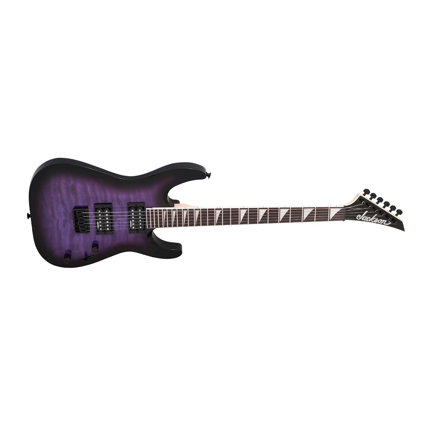 Jackson JS32Q DKA HT JS Series Dinky Arch Top Electric Guitar, Transparent Purple Burst