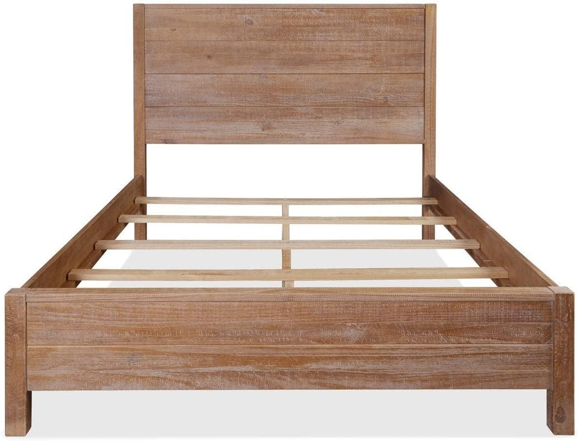 Montauk Solid Wood Panel Bed