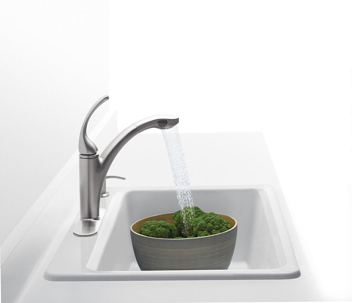 Riverby 33" L x 22" W x 9-5/8" Top-Mount Single Bowl Kitchen Sink W/ Accessories