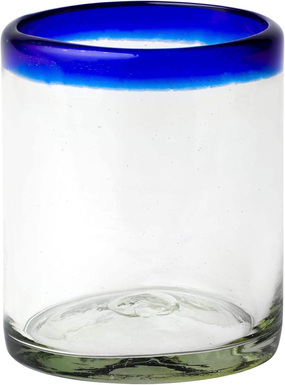 Ten Strawberry Street Rim Hiball Handblown Mexican Glass (Set of 6)