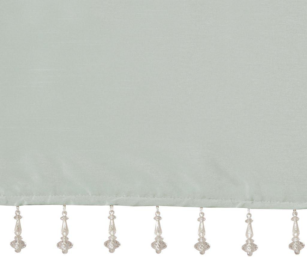 Emilia Lightweight Faux Silk Valance with Beads