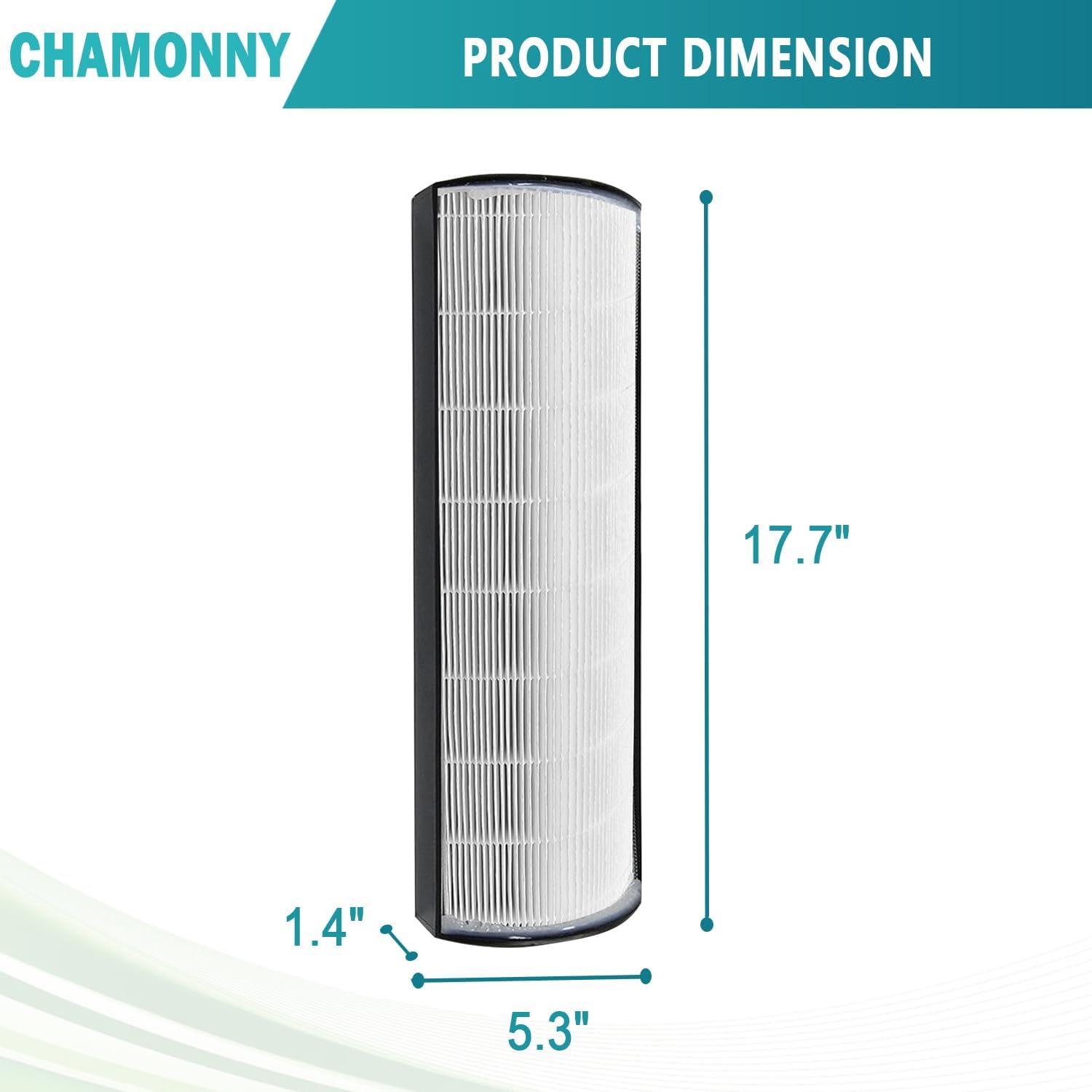 Pure Enrichment 2-in-1 True HEPA Replacement Filter with Carbon, 0.55 lb, for PureZone Elite