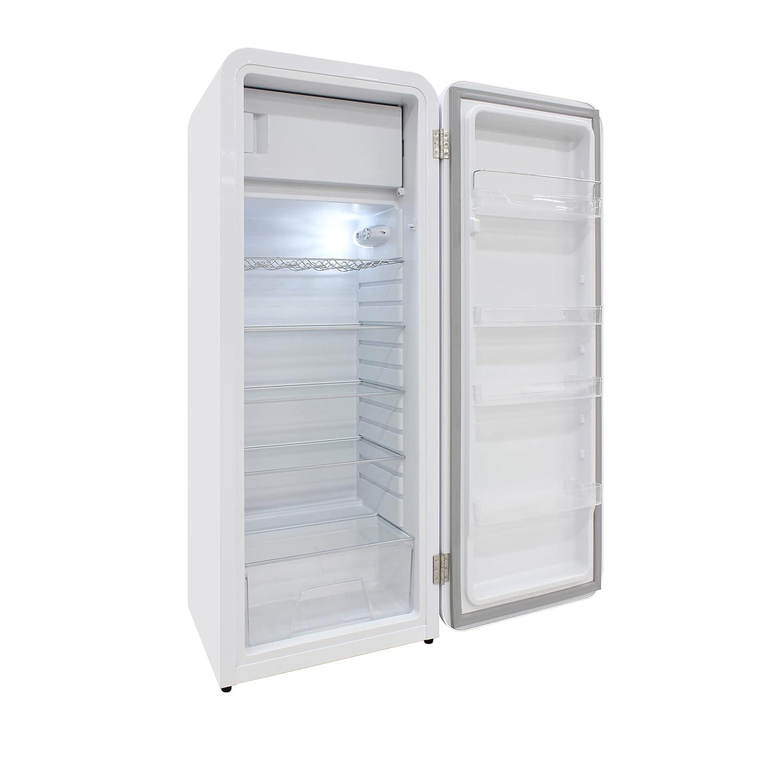 Brama 9.9-cu ft Counter-Depth Top-Freezer Refrigerator ( White )