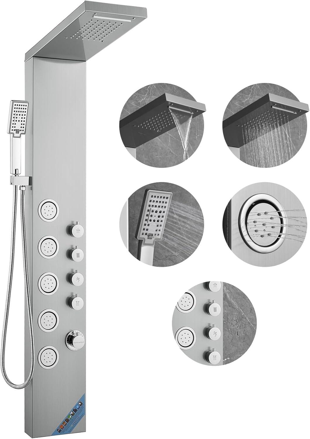 52.9'' Shower Panel with Full Body Shower Head