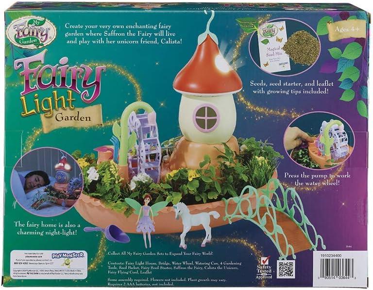 Enchanted Unicorn & Fairy LED Night Light Garden with Music