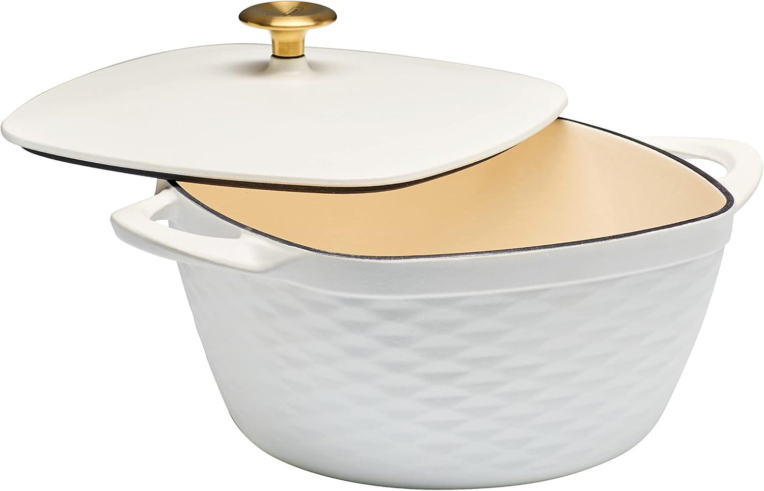 Tramontina Prisma 7 Qt Enameled Cast Iron Covered Square Dutch Oven