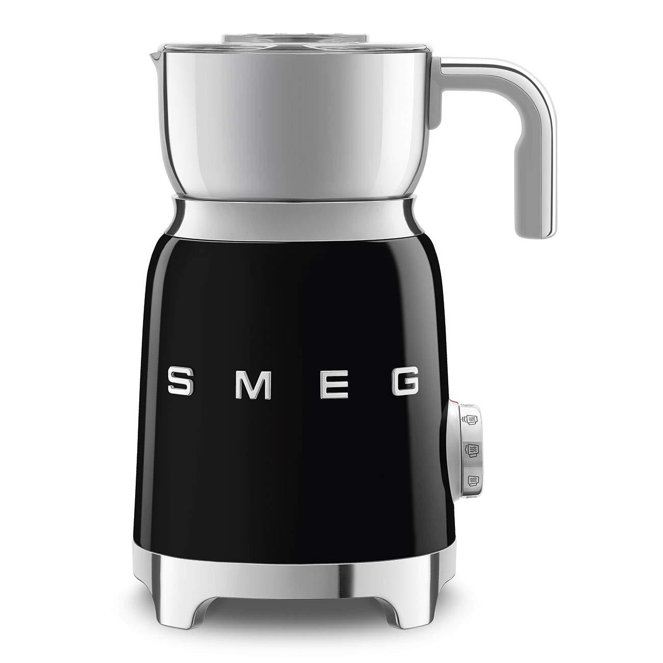 SMEG Black Retro Milk Frother
