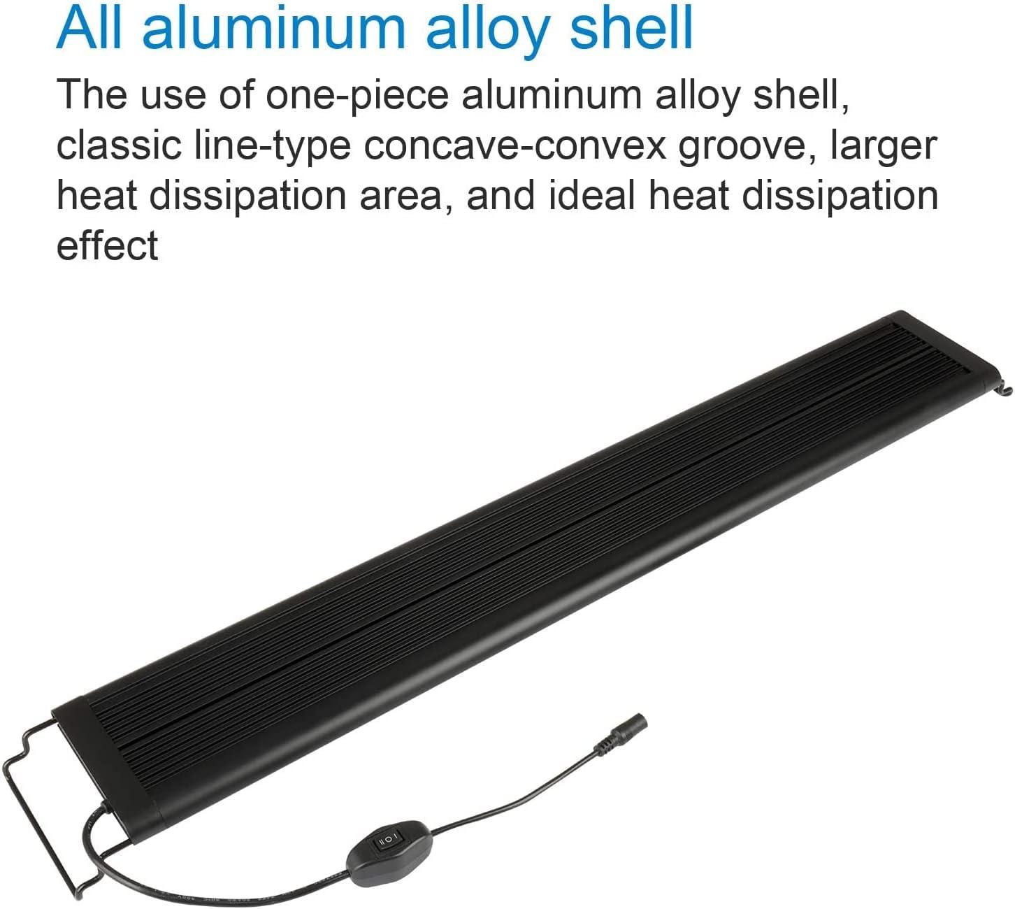 48-54 Inch Full Spectrum LED Aquarium Light with Aluminum Alloy Shell