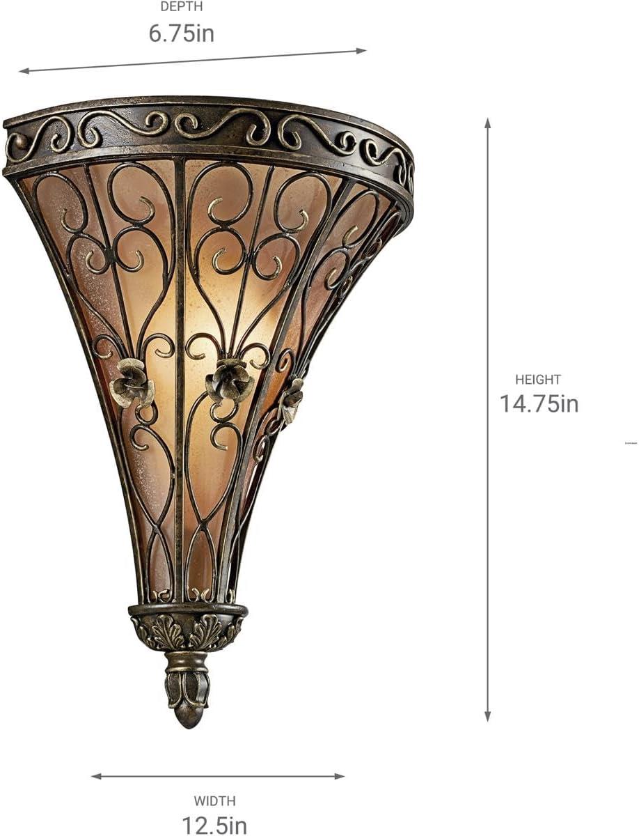 Kichler Lighting Marchesa 1 - Light Sconce in  Terrene Bronze