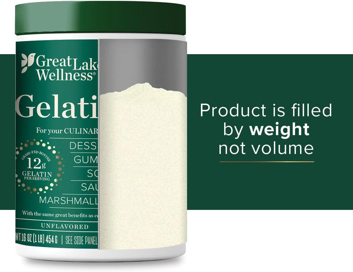 Great Lakes Wellness Culinary Gelatin Unflavored - Case of 1 - 16 oz