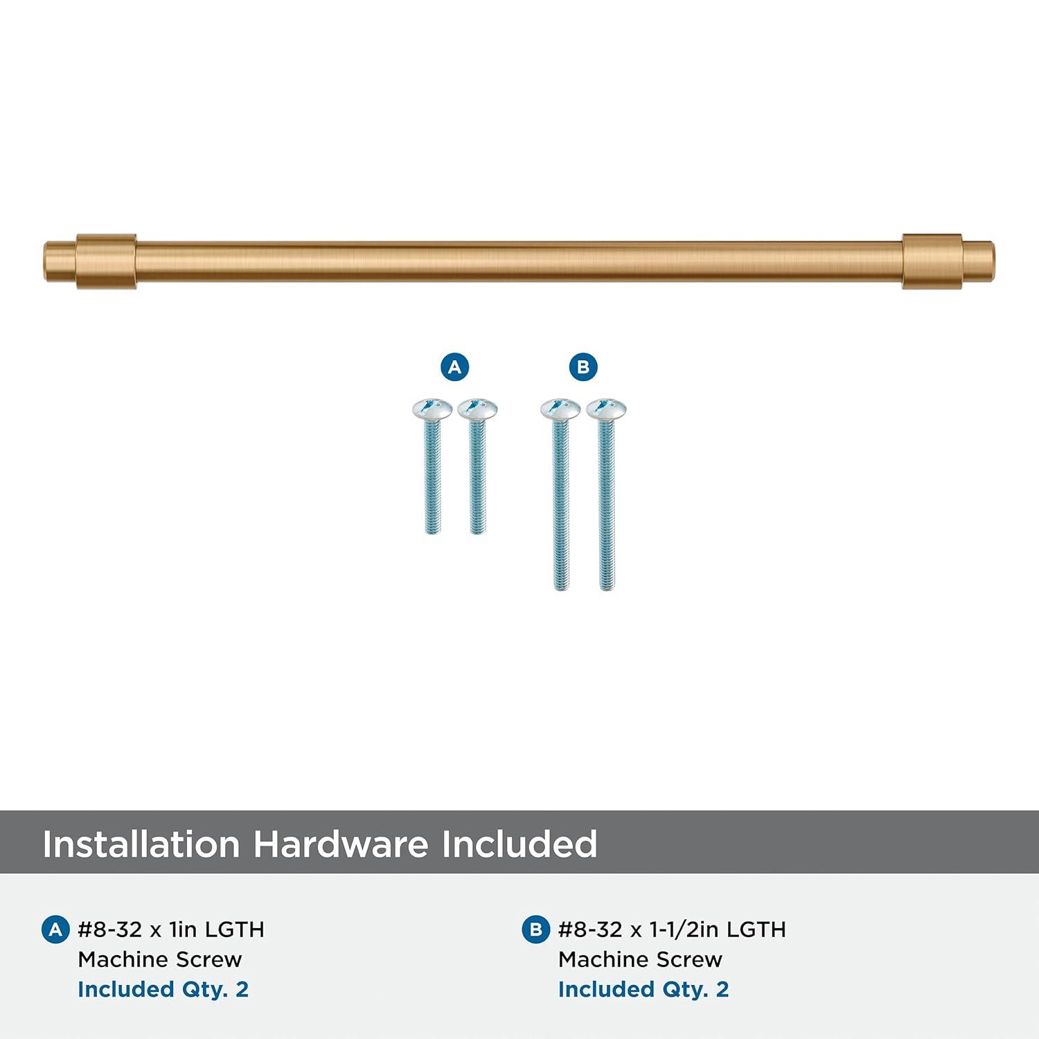 Amerock Destine 7-9/16 inch (192mm) Center-to-Center Champagne Bronze Cabinet Pull