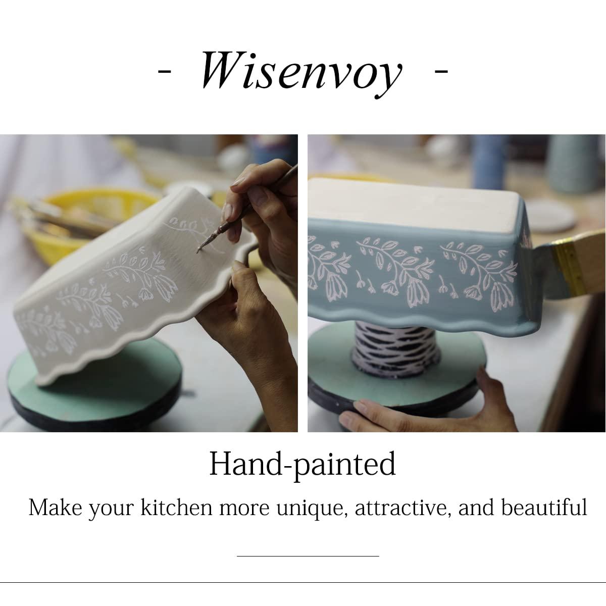 Wisenvoy Porcelain and Ceramic Bread Loaf Pan
