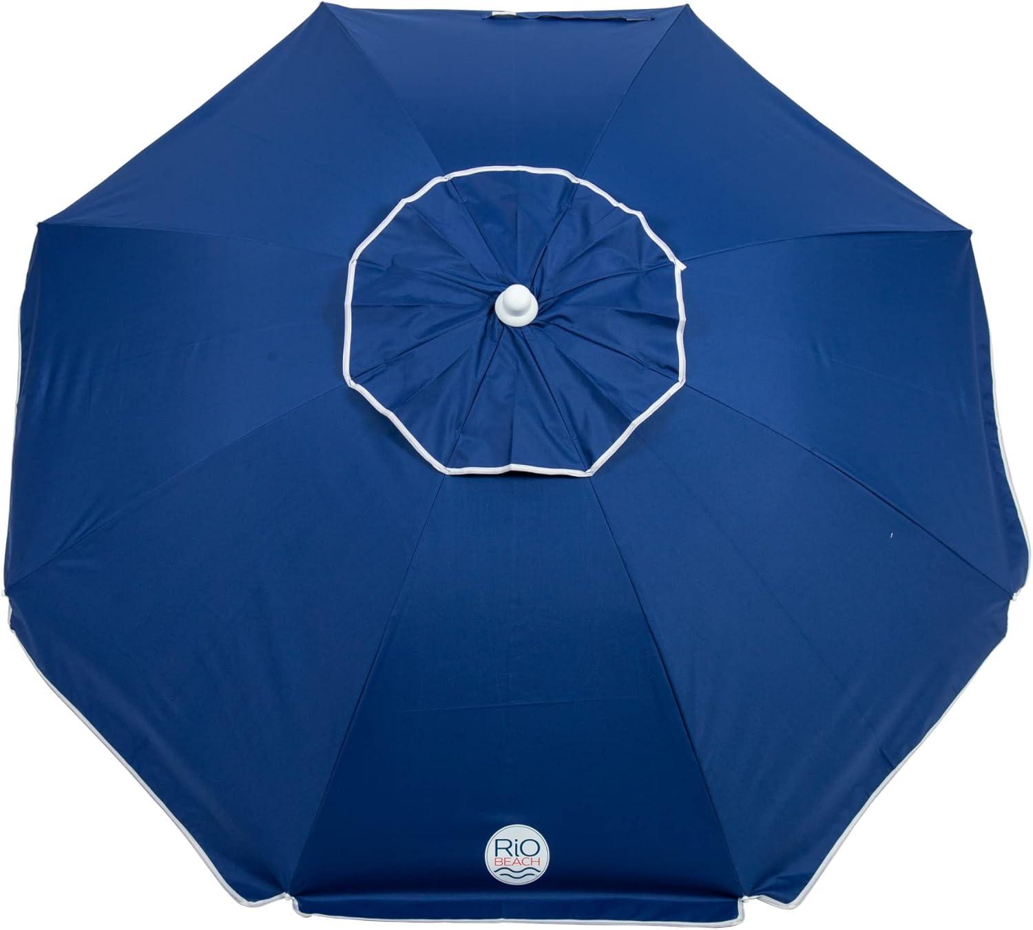 Rio Brands Rio Beach 7 Ft Beach Umbrella With Sand Anchor | Wayfair