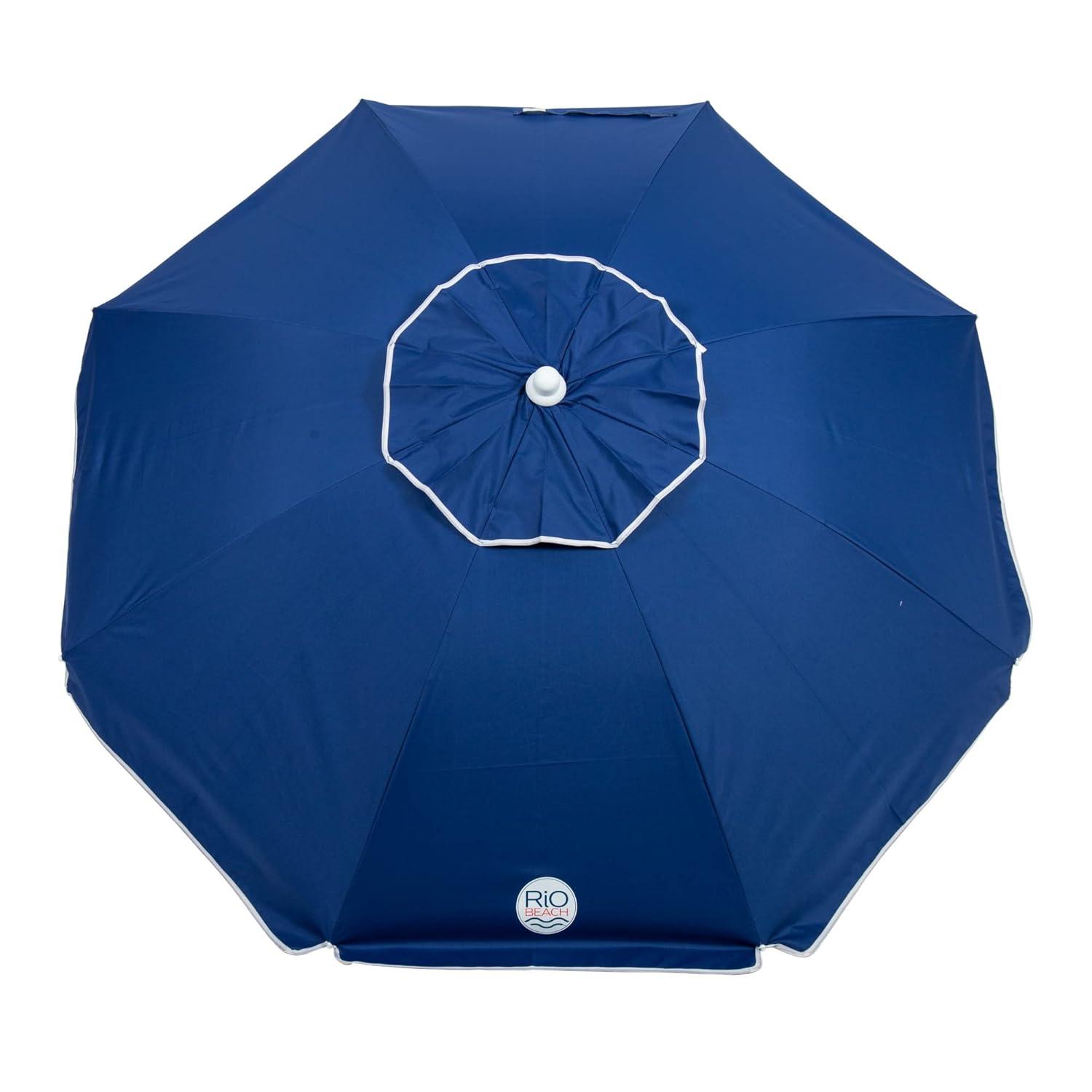 Rio Brands Rio Beach 7 Ft Beach Umbrella With Sand Anchor | Wayfair