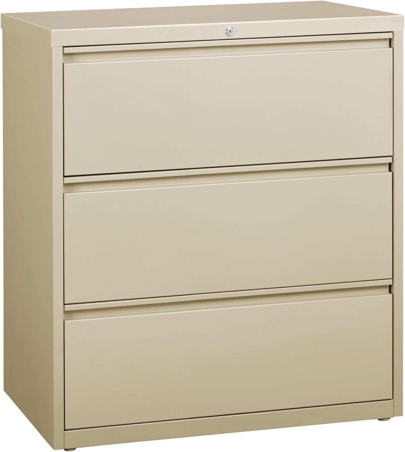 Fortress 36'' Wide 3 -Drawer Steel File Cabinet