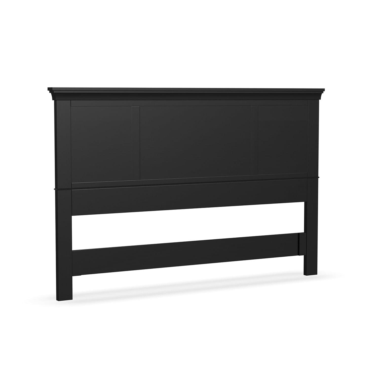 Homestyles Bedford Wood King Headboard in Black