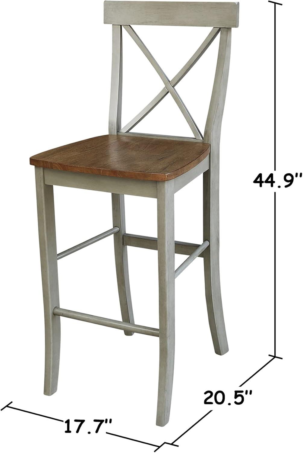 30" X Back Barstool - International Concepts