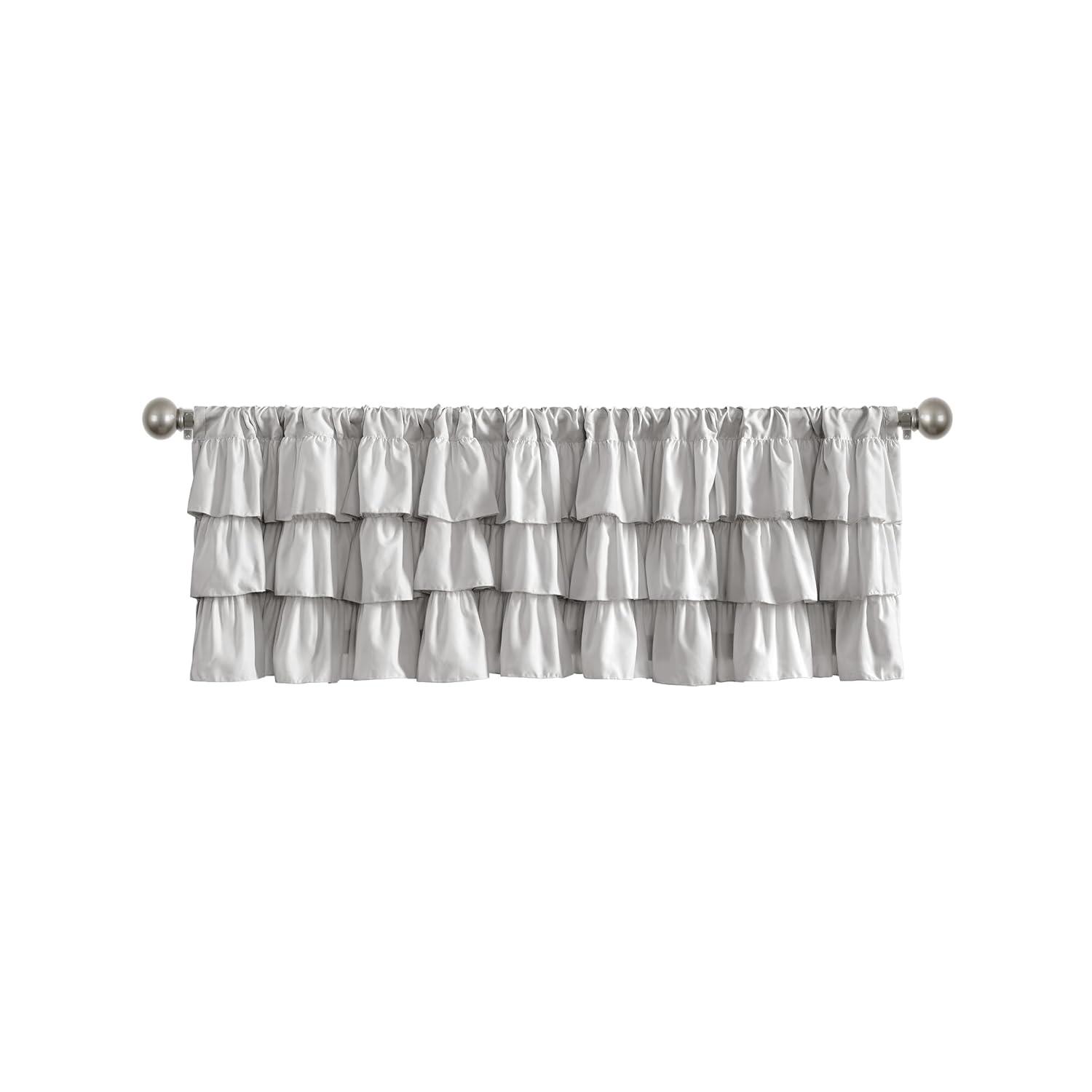 Lush Decor Belle Ruffled 84'' W Window Valance