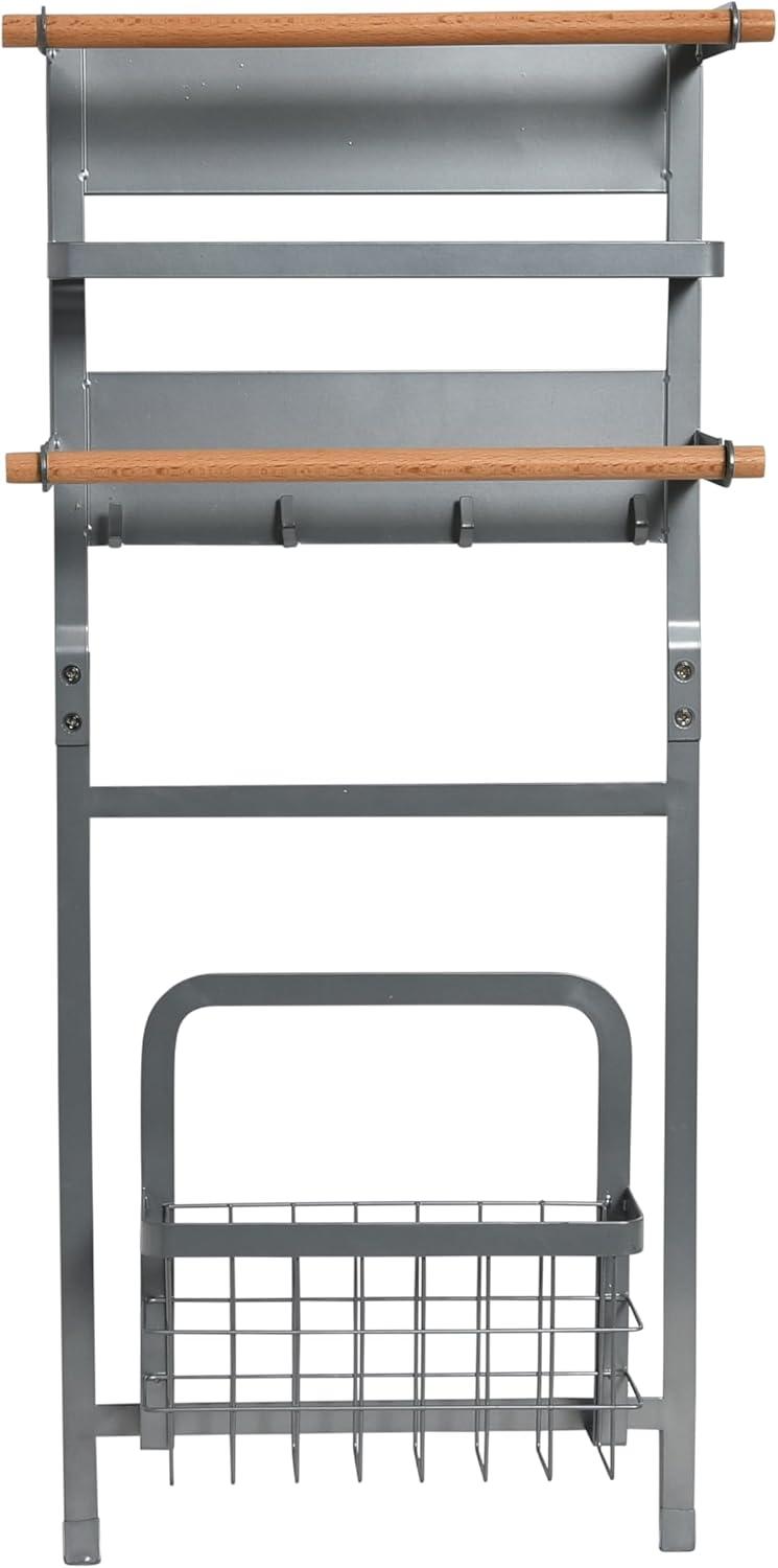 Metal Magnetic Spice Organizer, Grey