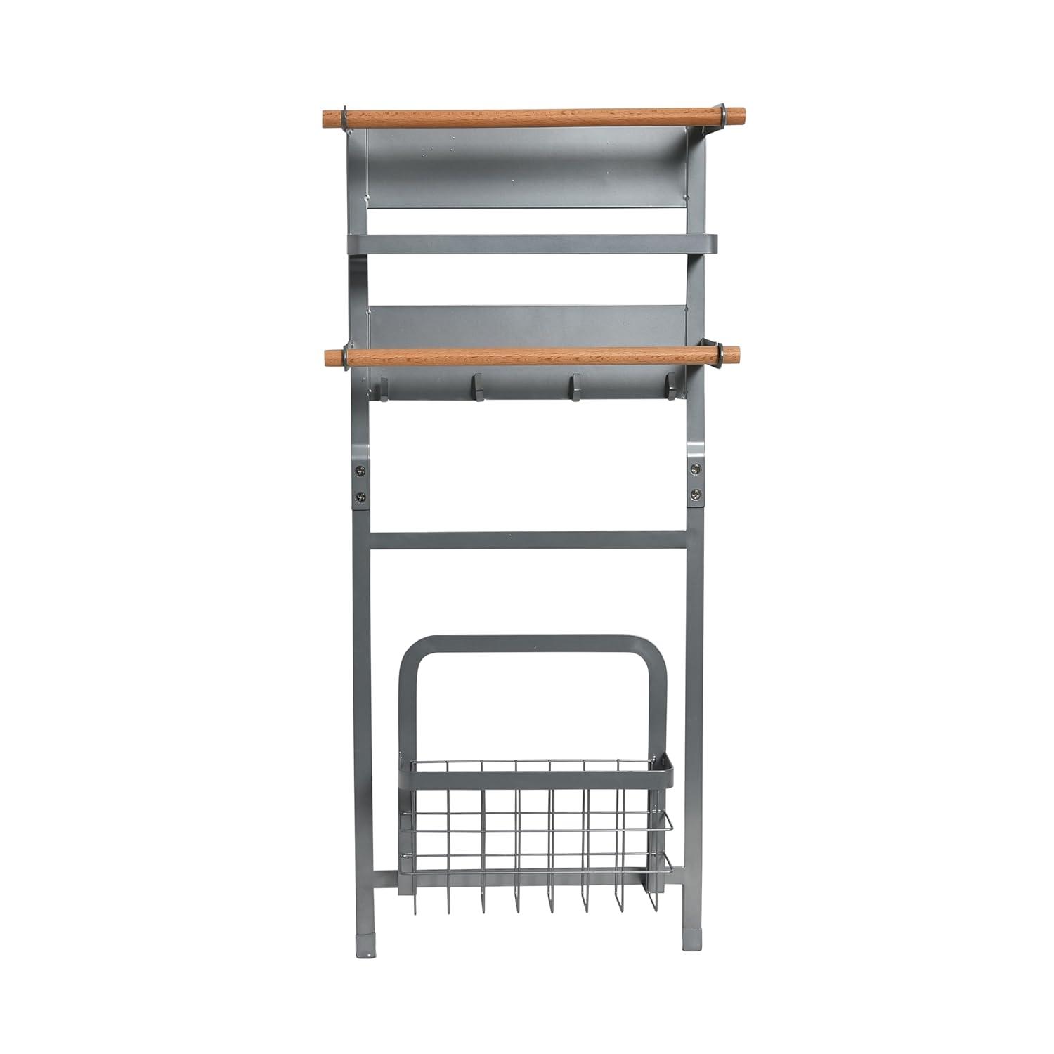 Metal Magnetic Spice Organizer, Grey