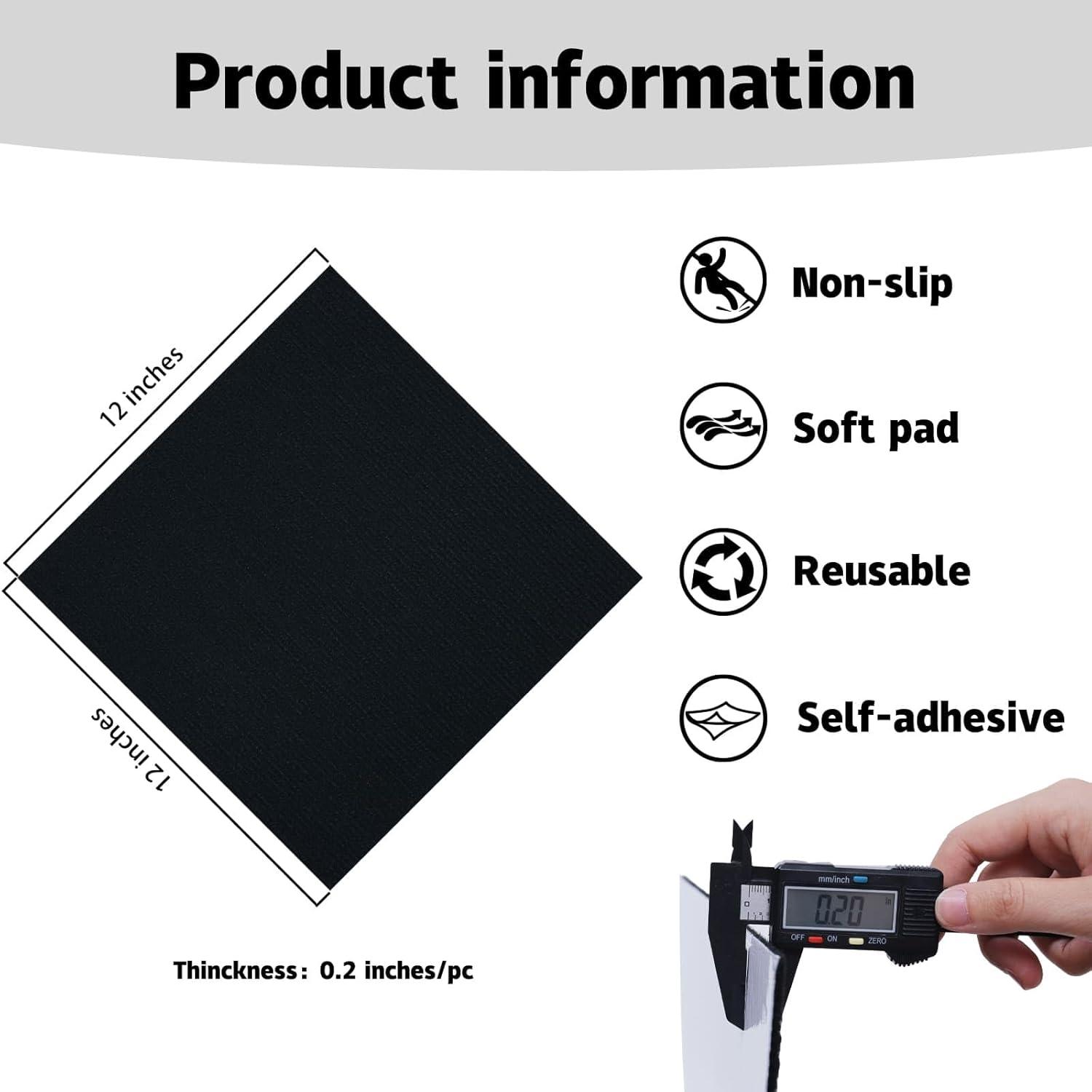 Self Adhesive Carpet Tiles,Non-Slip Peel and Stick Squares Splicing Puzzle Carpet Floor Tile,DIY Off White Easy Install 10 Pcs Floor Tiles 12" x 12"