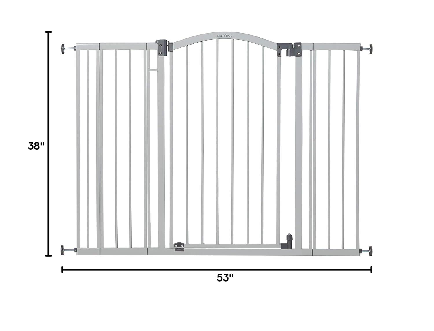 Summer Extra Tall & Wide Safety Gate (Cool Gray)