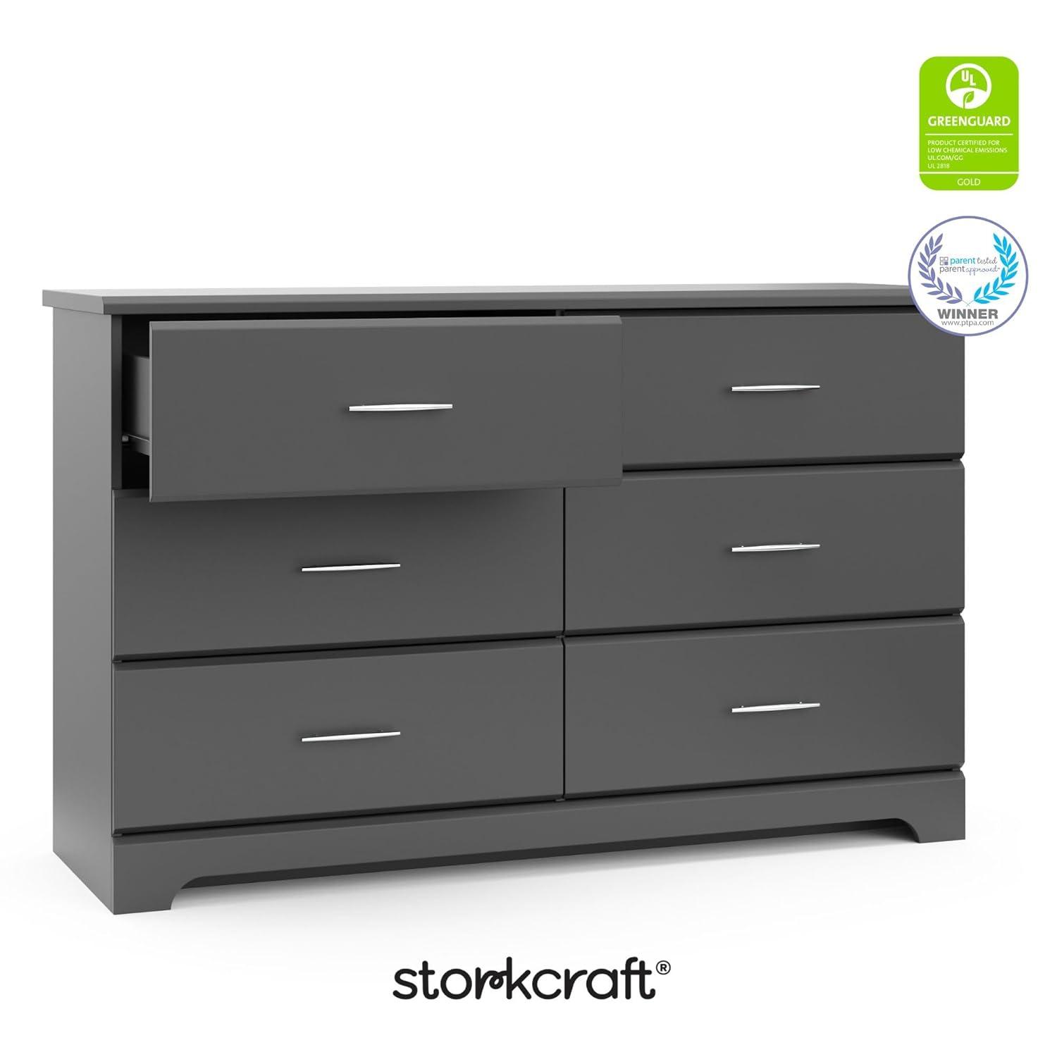 Brookside 6 Drawer Double Dresser