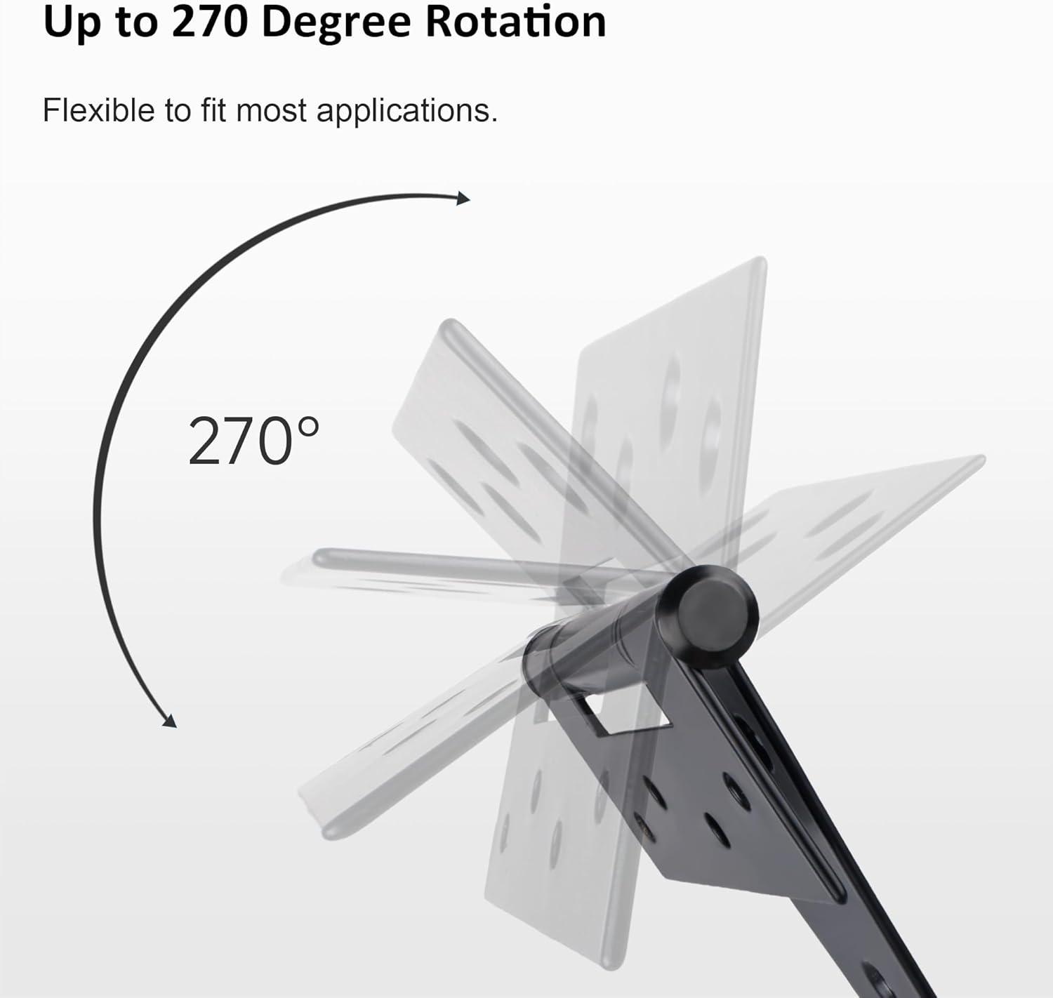 2PCS 8 Inches T Shape Rustproof Iron Light Duty Shed Hinge Gate Strap Hinge Door Gates Hinges (Black)