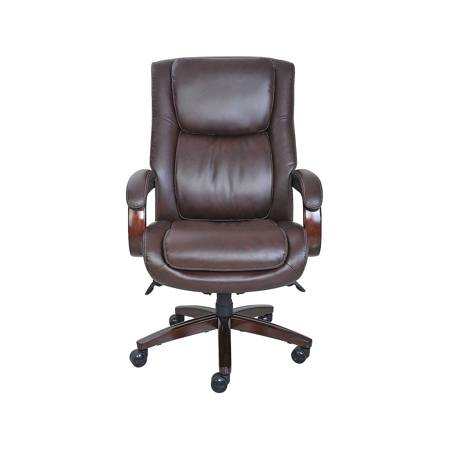 La-Z-Boy Winston Bonded Leather Executive Chair Brown (44763)