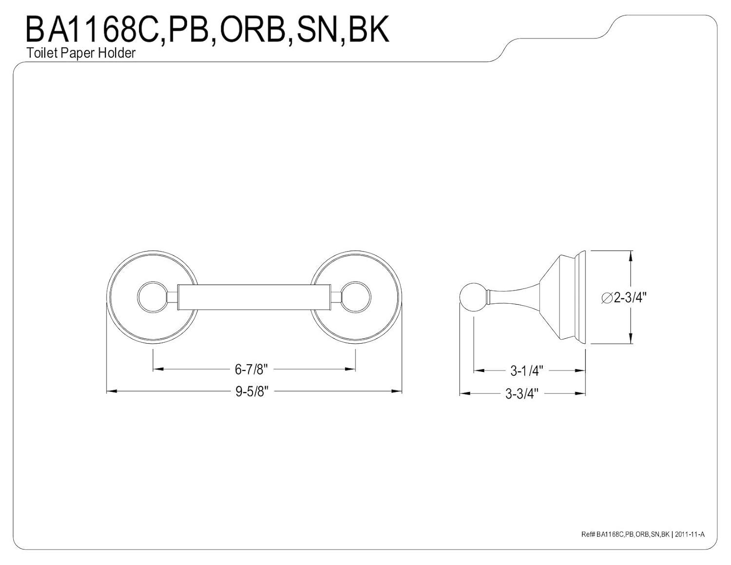 Kingston Brass Vintage Toilet Paper Holder