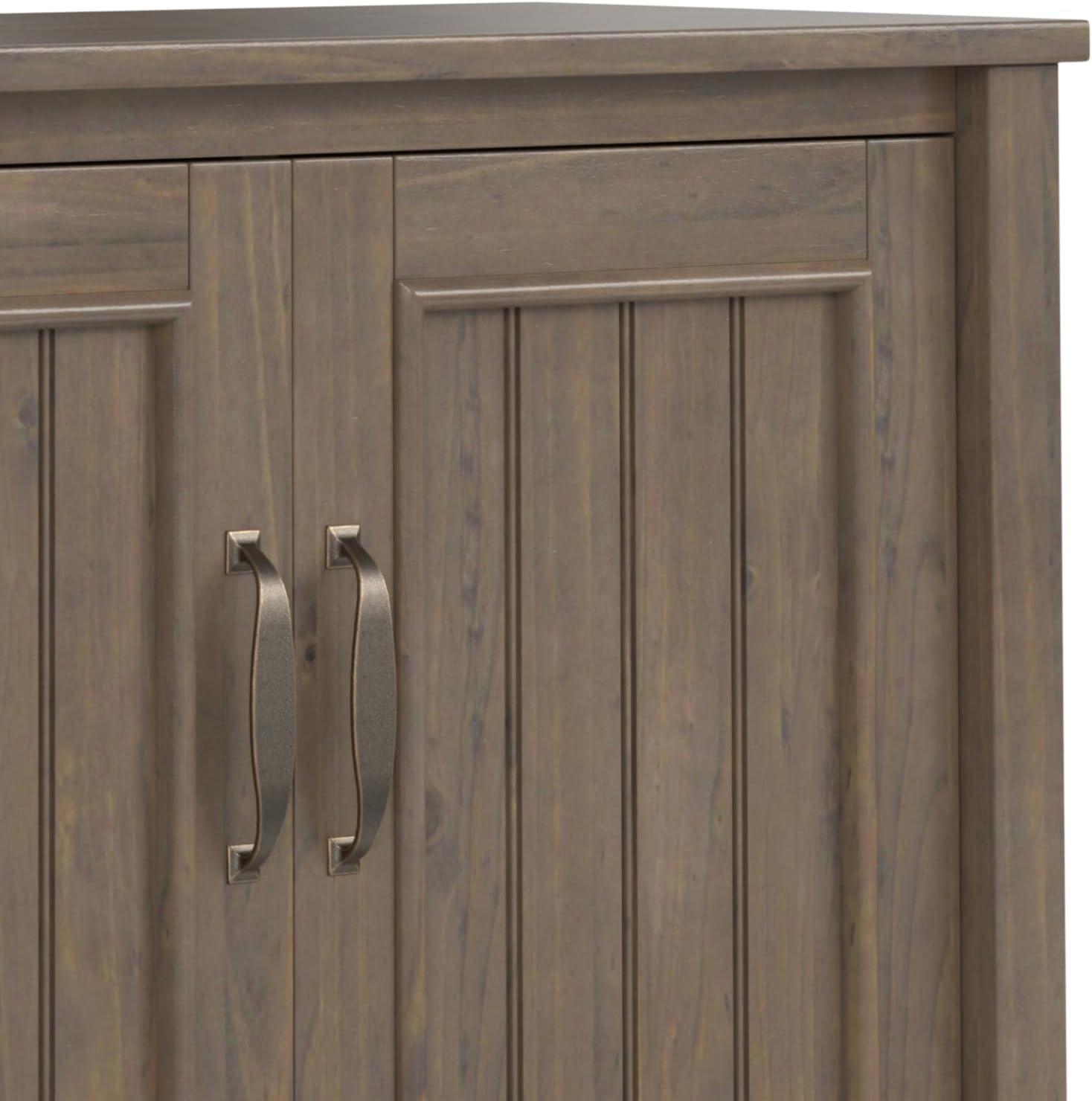 Lev Solid Wood Accent Cabinet